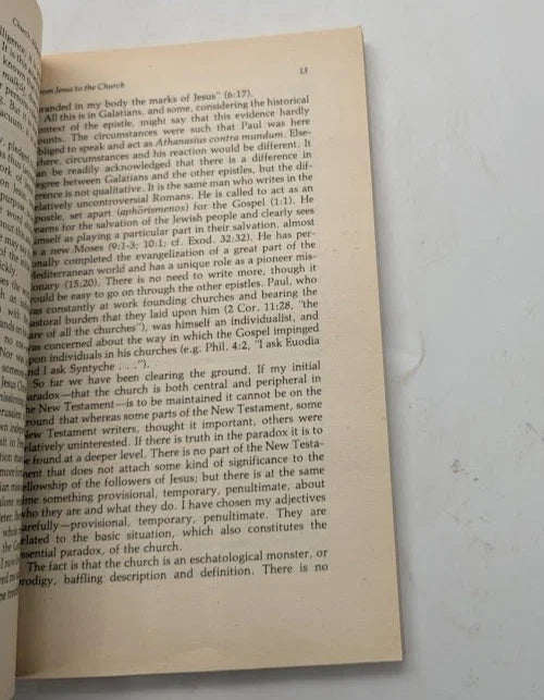 Church, Ministry and Sacraments in the New Testament - Pearl Press photograph 6