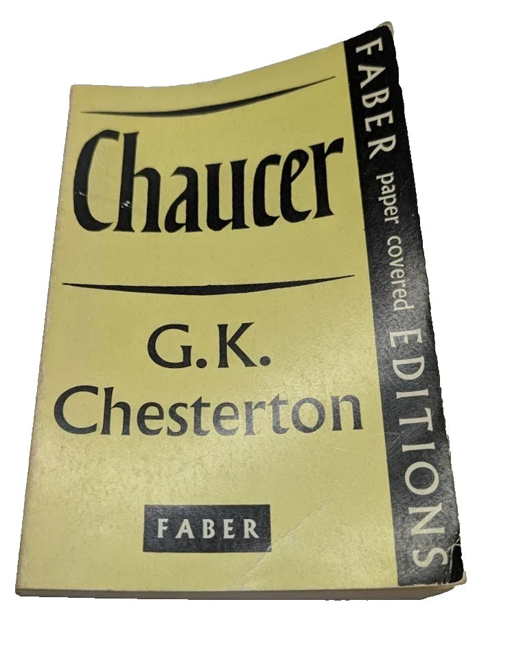 Chaucer by G. K. Chesterton - Pearl Press photograph 1