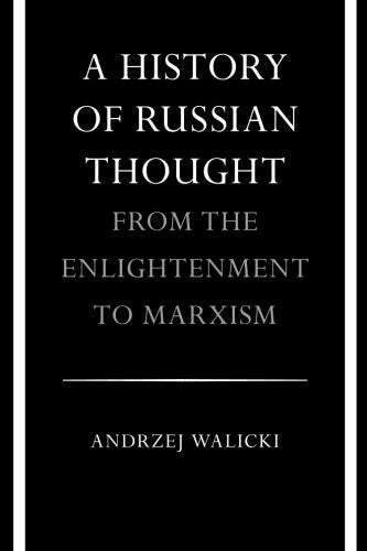 A History of Russian Thought from the Enlightenment to Marxism book cover